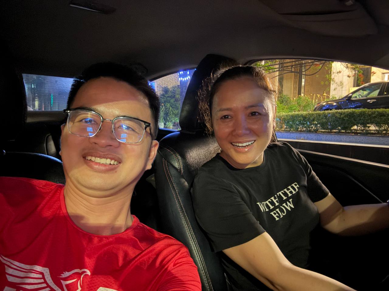 Lê Tấn Đào và chị Tâm Ngô