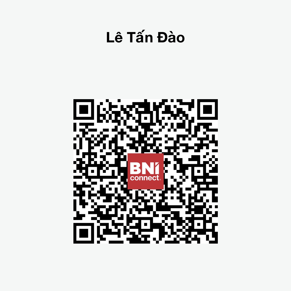 QR kết nối Lê Tấn Đào