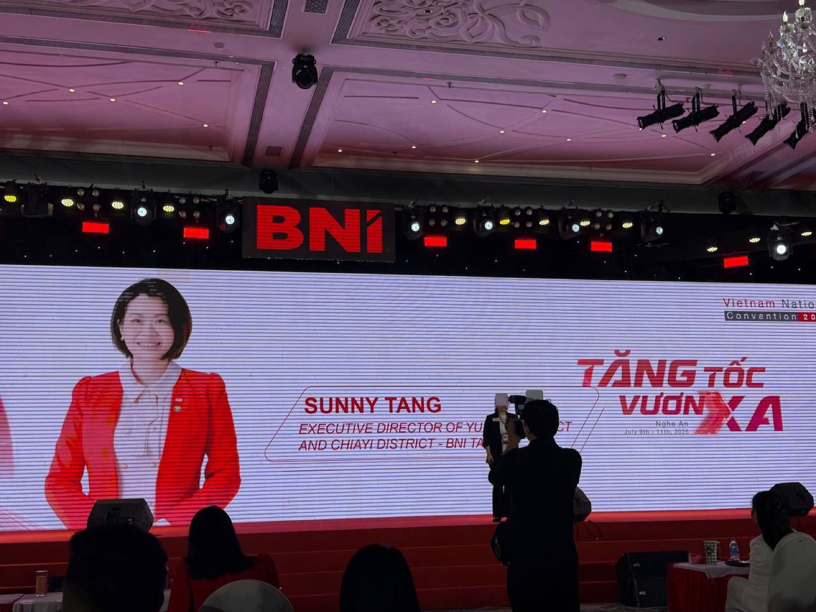 Sunny Tang, Giám đốc Vùng BNI Đài Loan, nói về mạng lưới BNI toàn cầu tại HNĐC 2026