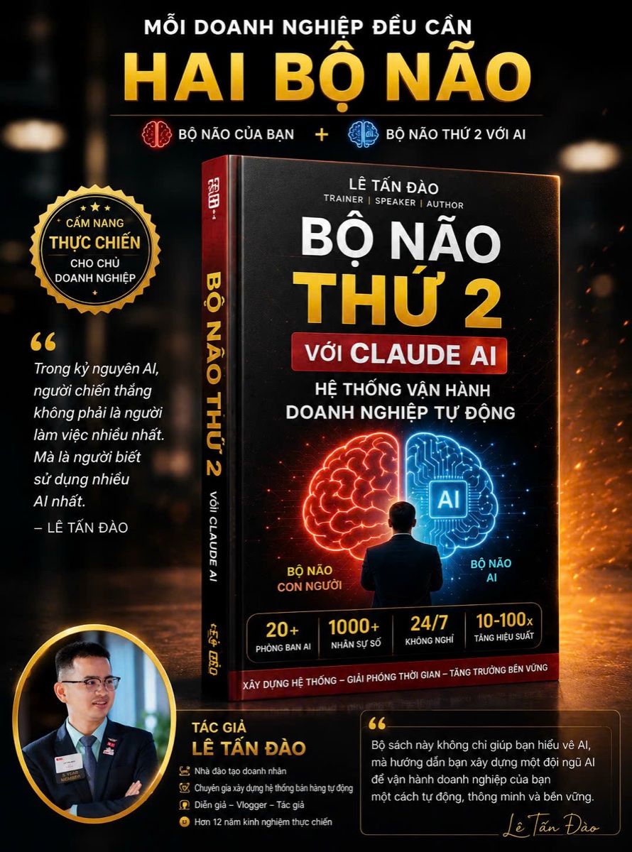 Cẩm nang Bộ Não Thứ 2 với Claude AI — Lê Tấn Đào