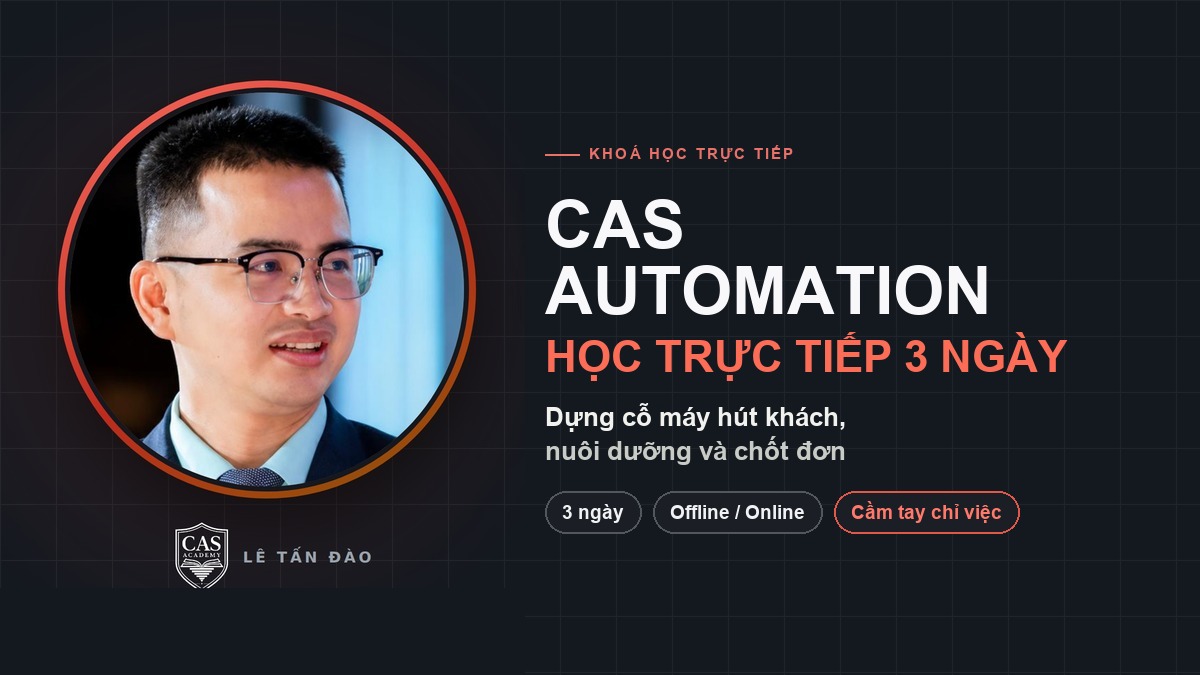 CAS Automation: Build an Automated Customer System (3-day live course)