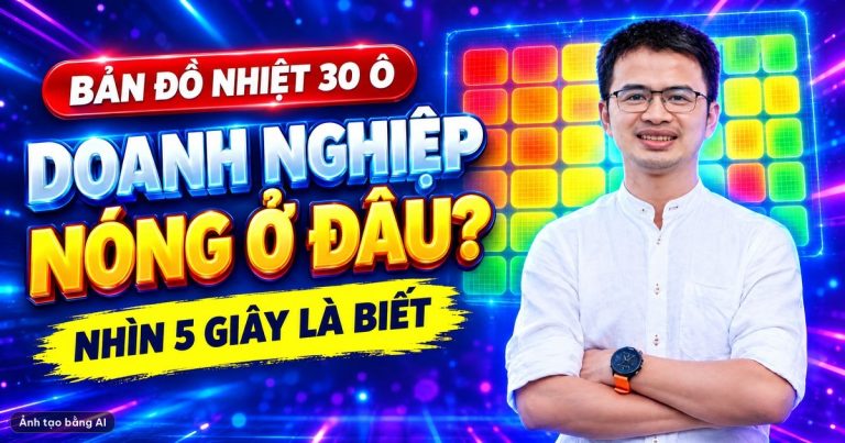 Bản đồ nhiệt 30 ô: nhìn 5 giây biết doanh nghiệp nóng ở đâu