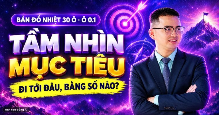 Tầm nhìn và mục tiêu: muốn đi tới đâu, bằng con số nào?